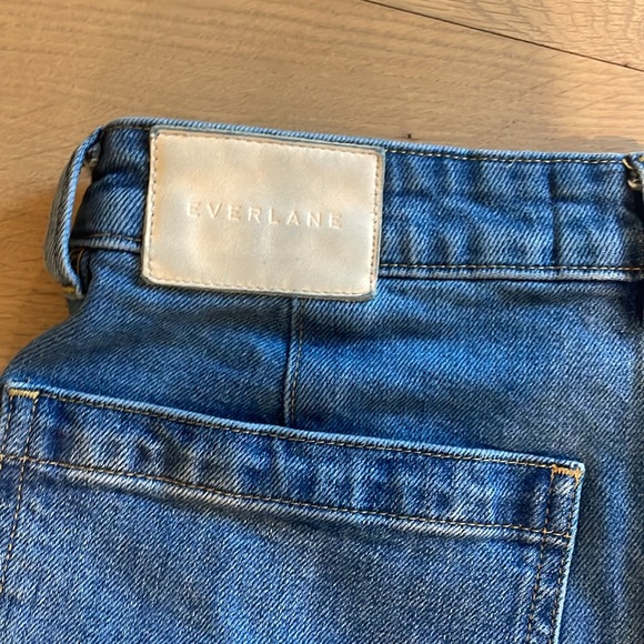 Everlane The Utility Barrel Pant Cotton Twill High Rise Cropped - Picture 4 of 4